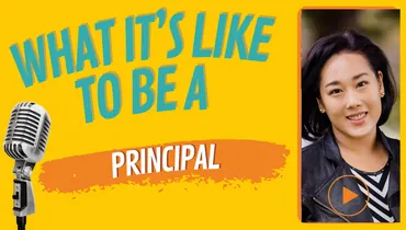 Video cover of a professional with the title Principal Career Interview Video